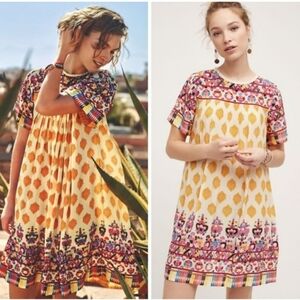 Tanvi Kedia Beaded Caltha Swing Dress size M